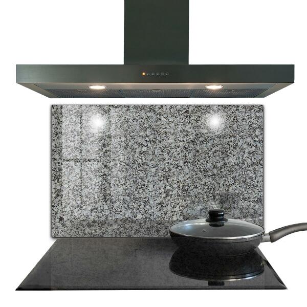 Kitchen glass panel Granite natural stone