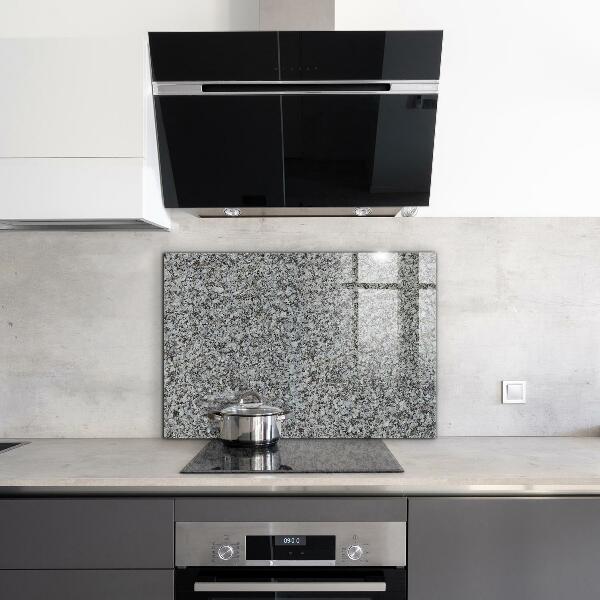 Kitchen glass panel Granite natural stone