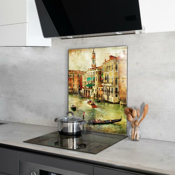 Kitchen wall panels Italy venice vintage picture
