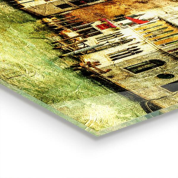 Kitchen wall panels Italy venice vintage picture