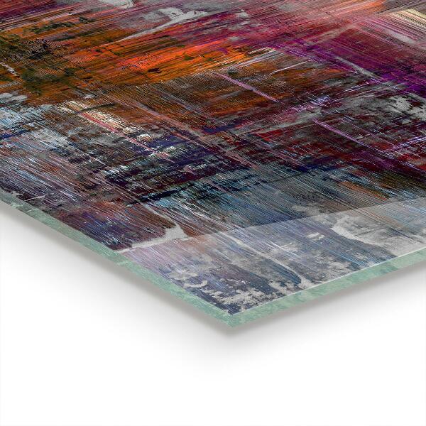 Kitchen wall panels Abstract painting