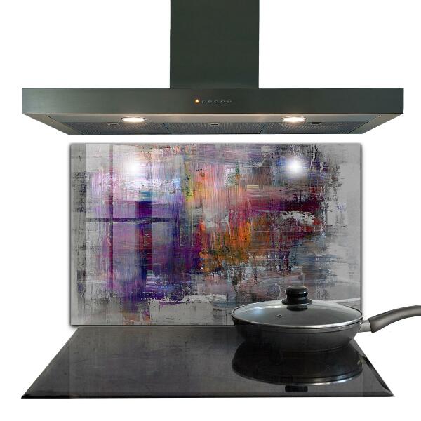 Kitchen wall panels Abstract painting