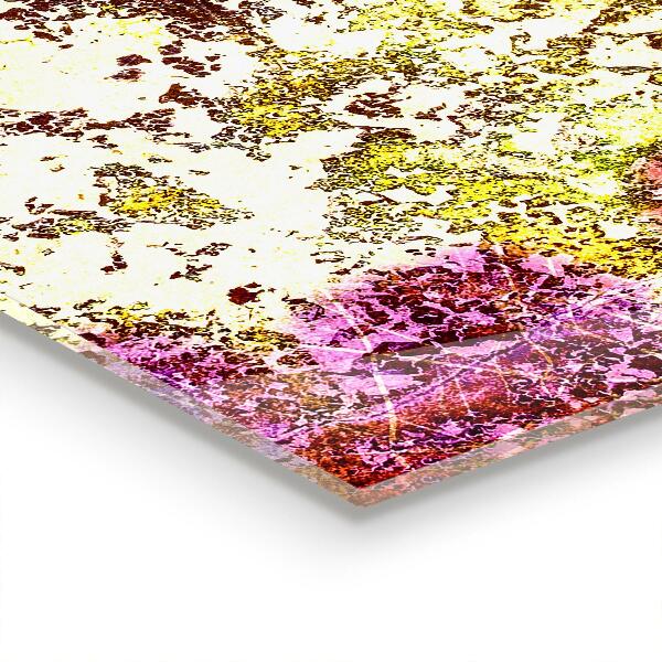 Kitchen wall panels Orange abstraction