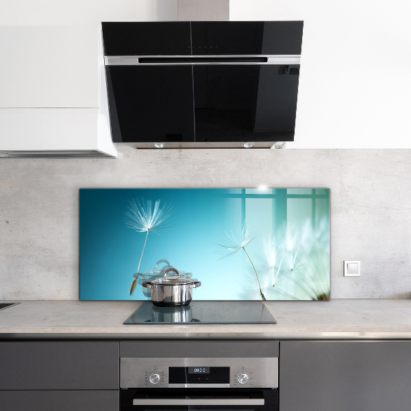 Kitchen wall panels Dandelion dandelion in the wind