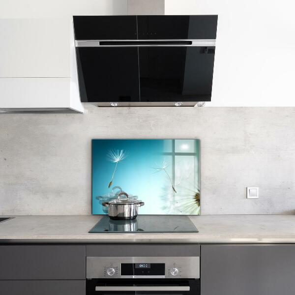 Kitchen wall panels Dandelion dandelion in the wind