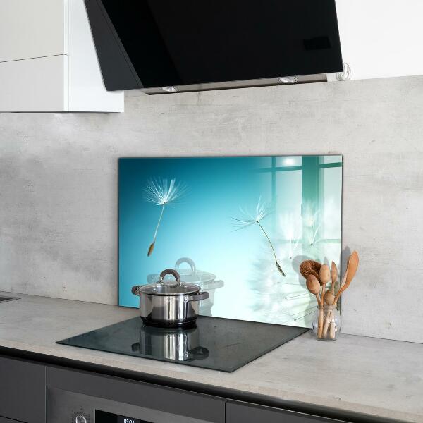 Kitchen wall panels Dandelion dandelion in the wind