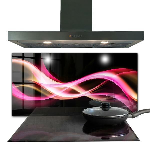 Kitchen wall panels Modern abstract vibration