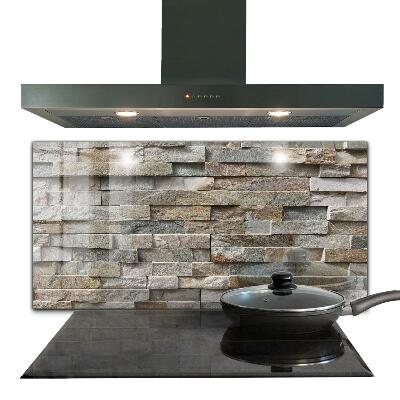Kitchen splashback Natural stone brick