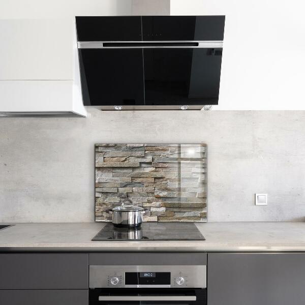 Kitchen splashback Natural stone brick