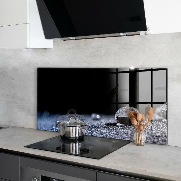 Kitchen splashback A drop of dew in the morning