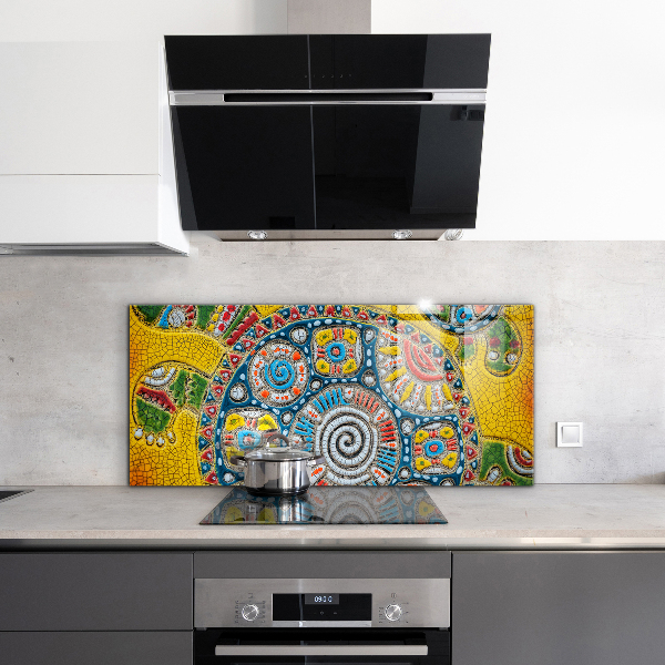 Kitchen wall panels Turtle ceramic mosaic