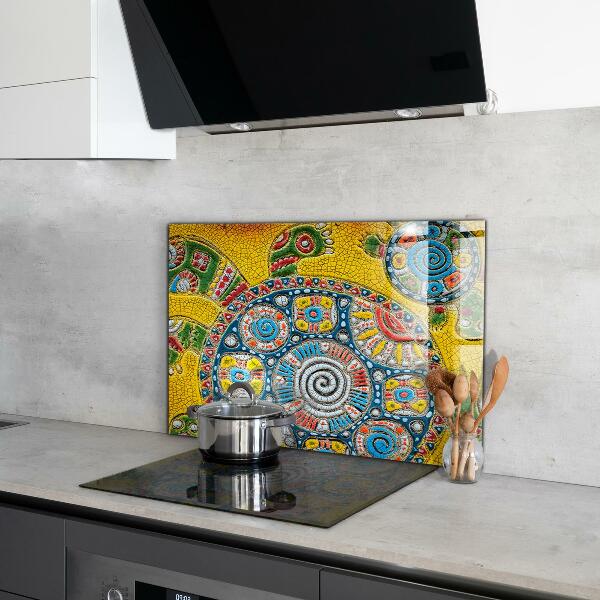 Kitchen wall panels Turtle ceramic mosaic