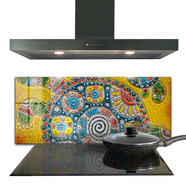 Kitchen wall panels Turtle ceramic mosaic