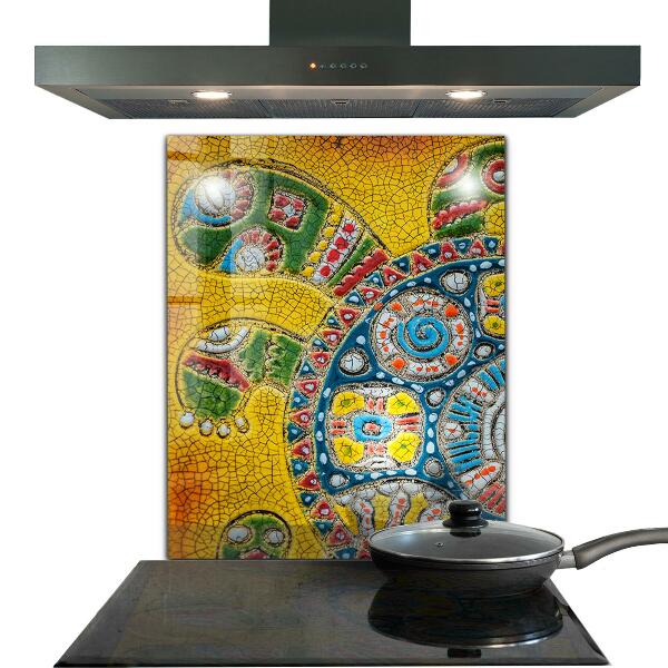 Kitchen wall panels Turtle ceramic mosaic