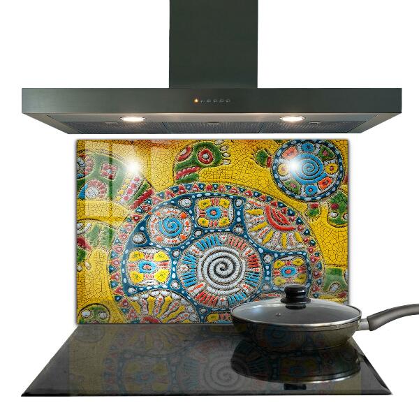 Kitchen wall panels Turtle ceramic mosaic