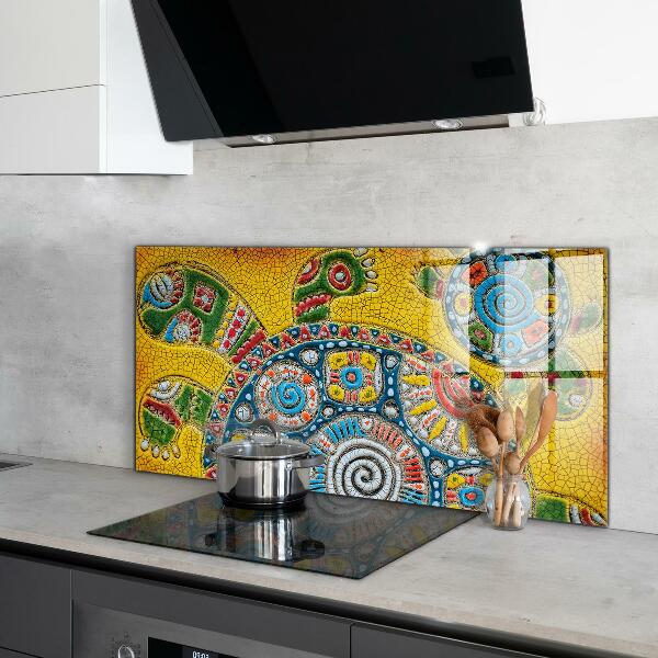 Kitchen wall panels Turtle ceramic mosaic
