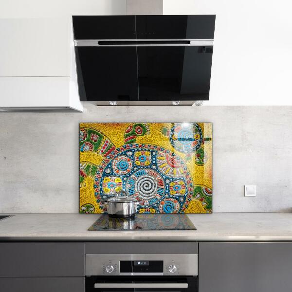 Kitchen wall panels Turtle ceramic mosaic