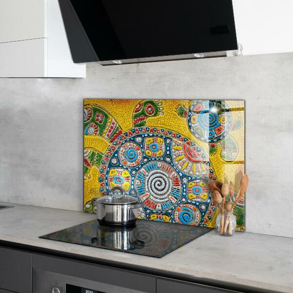 Kitchen wall panels Turtle ceramic mosaic