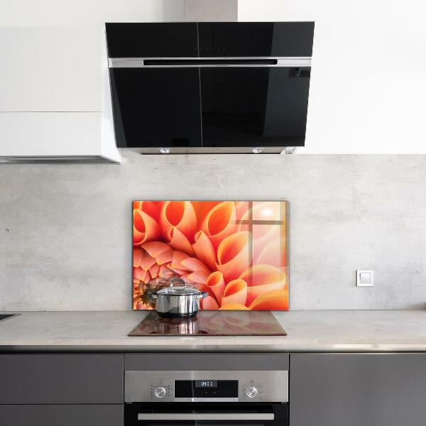 Kitchen panel Orange flower