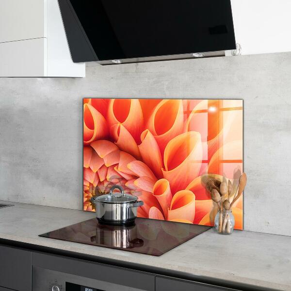 Kitchen panel Orange flower