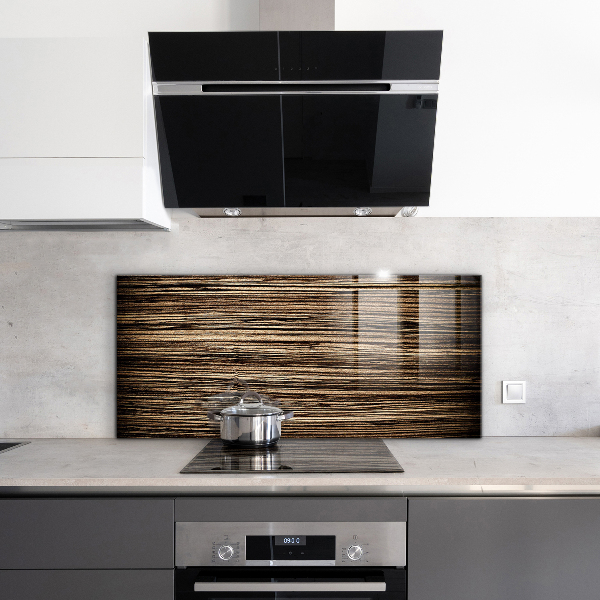 Kitchen splashback Oak wood texture