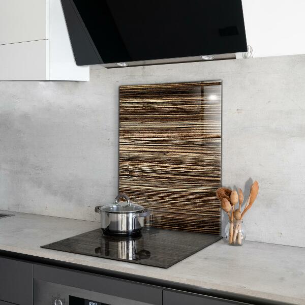 Kitchen splashback Oak wood texture