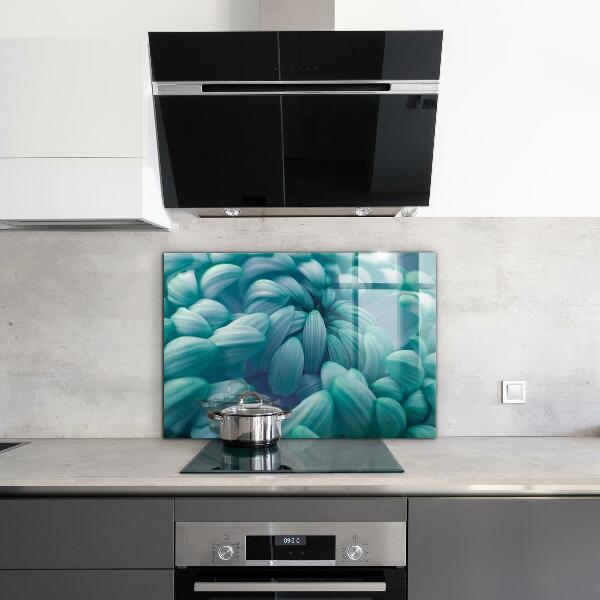 Kitchen panel Blue chrysanthemum
