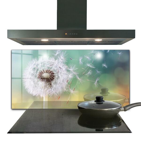 Kitchen splashback Dandelion dandelion in the wind