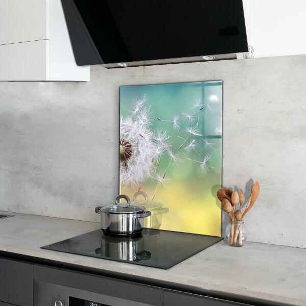 Kitchen splashback Dandelion dandelion in the wind