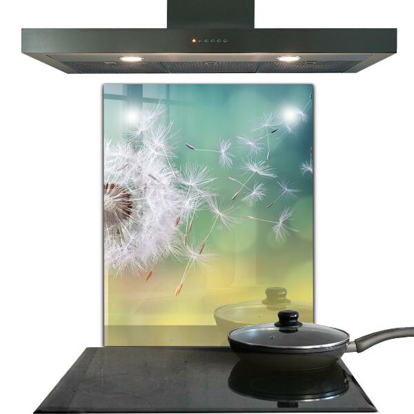 Kitchen splashback Dandelion dandelion in the wind