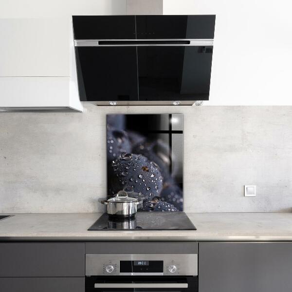 Kitchen wall panels Juicy blueberries