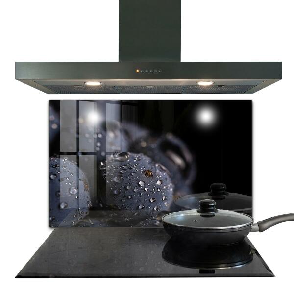 Kitchen wall panels Juicy blueberries