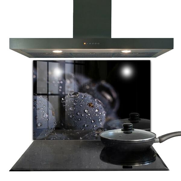 Kitchen wall panels Juicy blueberries