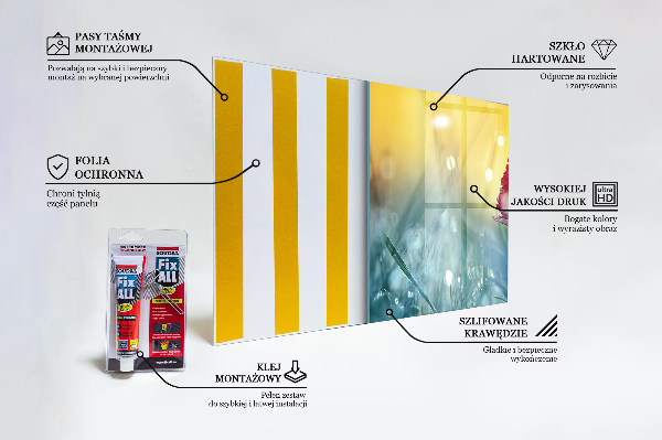 Kitchen splashback Delicate daisy in the meadow