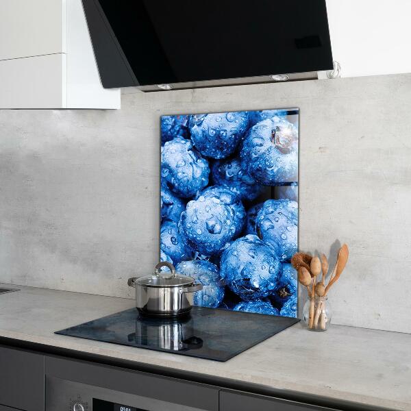 Kitchen wall panels Ripe blueberries berries