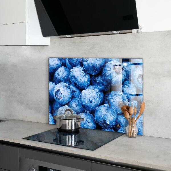 Kitchen wall panels Ripe blueberries berries