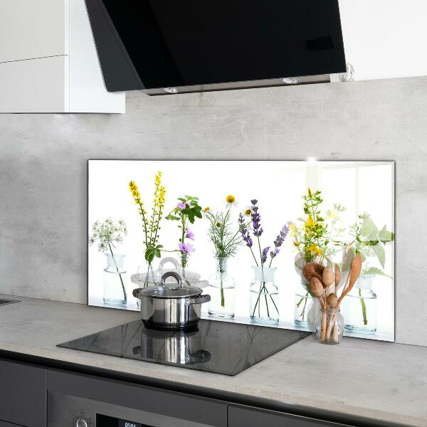 Splashback for kitchen walls Natural herbs health