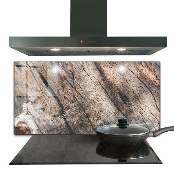 Kitchen splashback Tree bark trunk texture