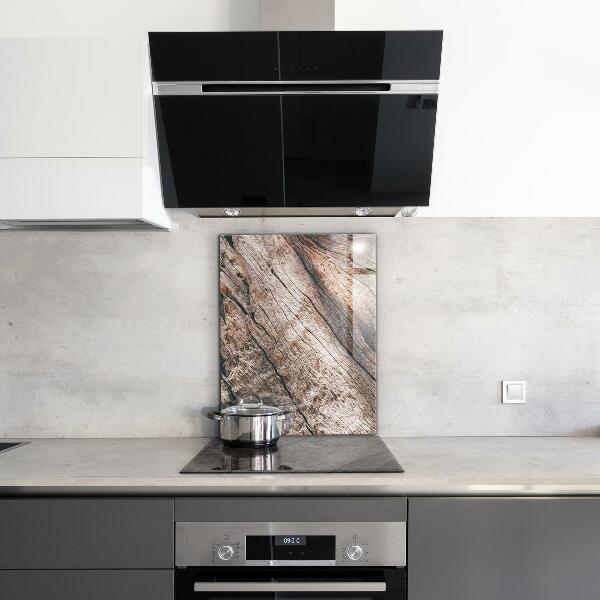 Kitchen splashback Tree bark trunk texture