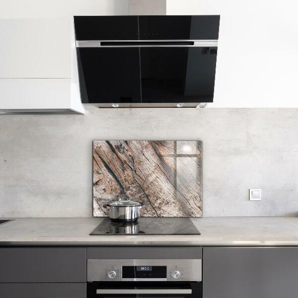 Kitchen splashback Tree bark trunk texture