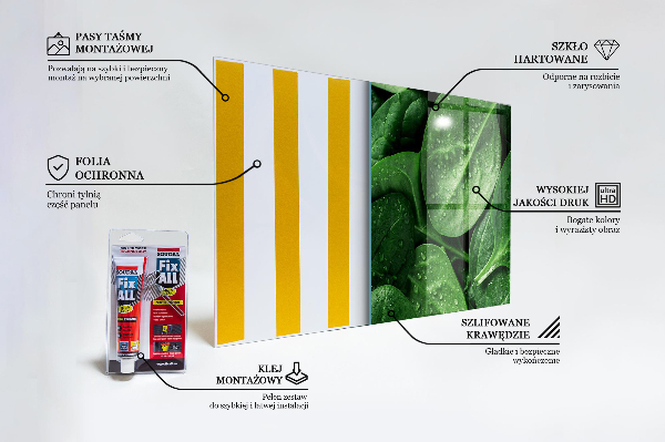 Kitchen splashback Spinach leaves health
