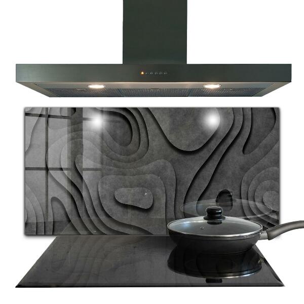 Kitchen splashback Gray texture abstraction