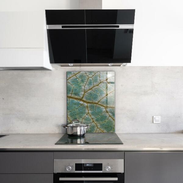 Kitchen splashback Leaf texture