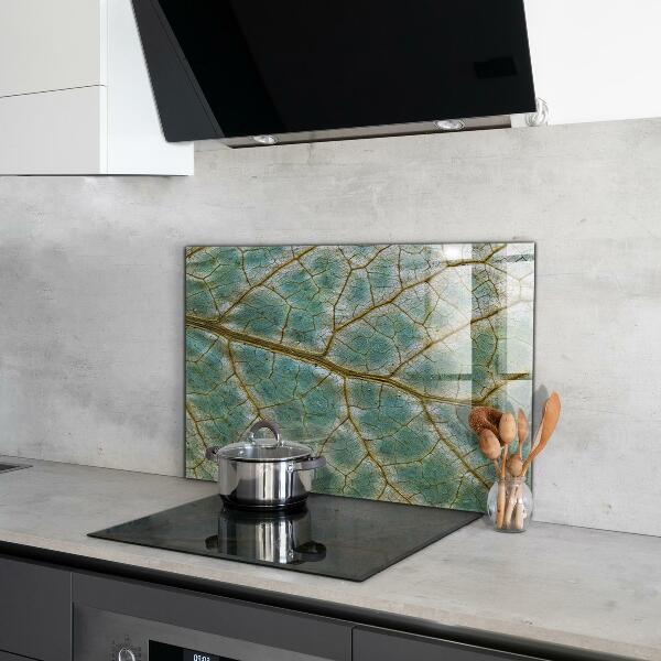 Kitchen splashback Leaf texture