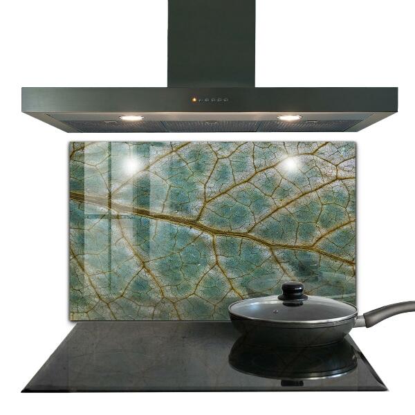 Kitchen splashback Leaf texture