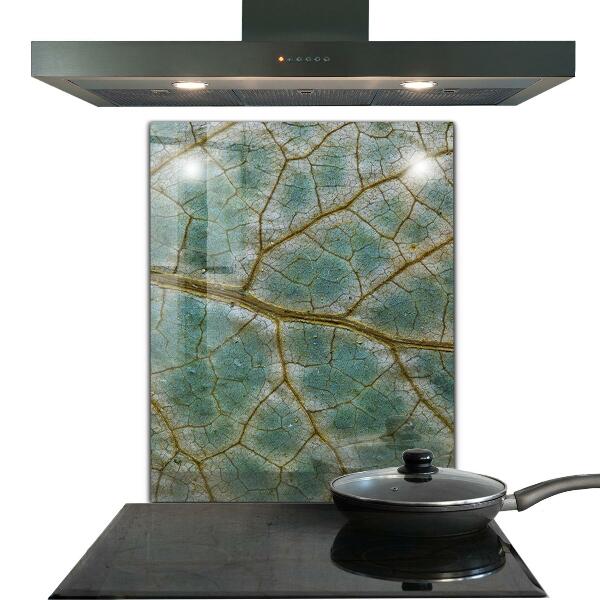 Kitchen splashback Leaf texture