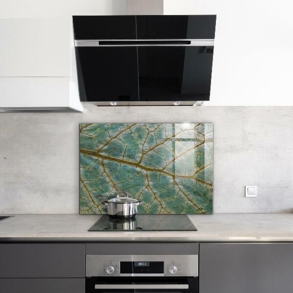 Kitchen splashback Leaf texture