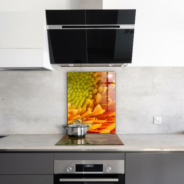 Kitchen splashback Gerbera flower orange