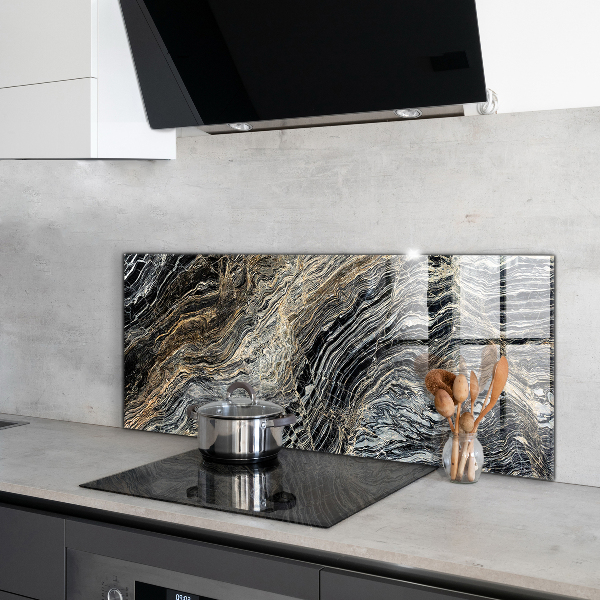 Kitchen splashback Marble granite texture
