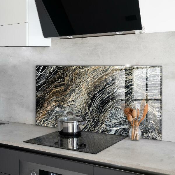 Kitchen splashback Marble granite texture
